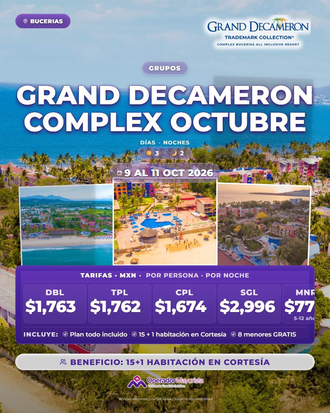 Grand Decameron Complex Octubre