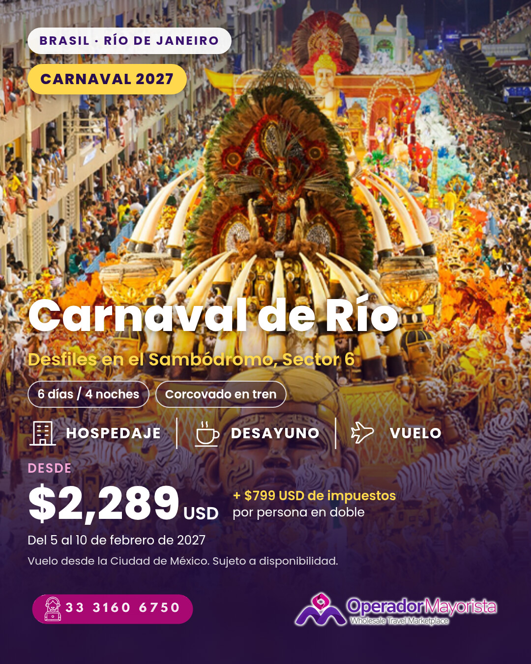 Carnaval de Río de Janeiro 2027