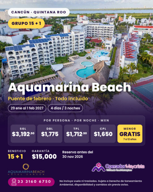 Aquamarina Beach Hotel Cancún