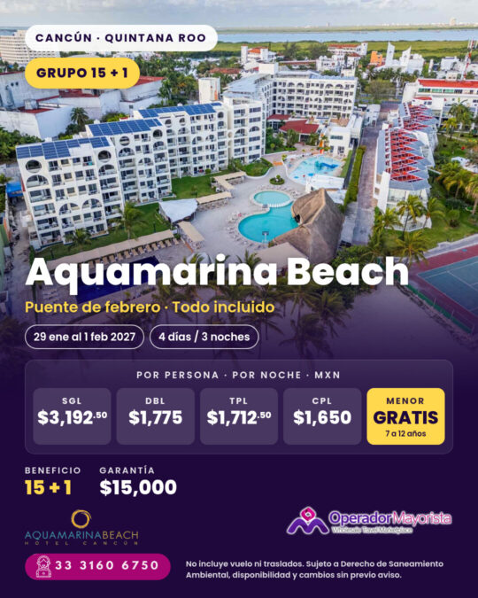 Aquamarina Beach Hotel Cancún