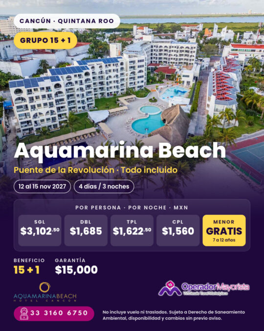 Aquamarina Beach Hotel Cancún