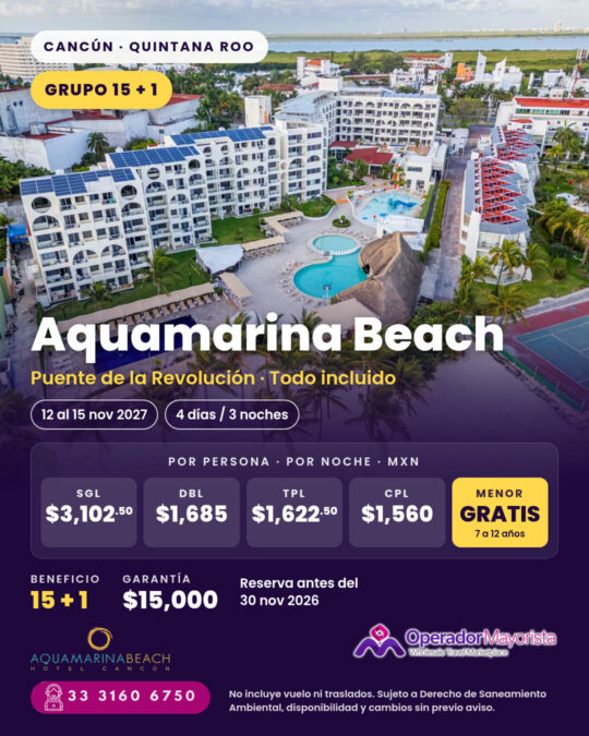 Aquamarina Beach Hotel Cancún