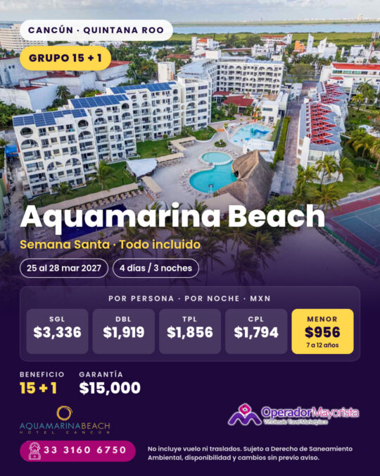 Aquamarina Beach Hotel Cancún