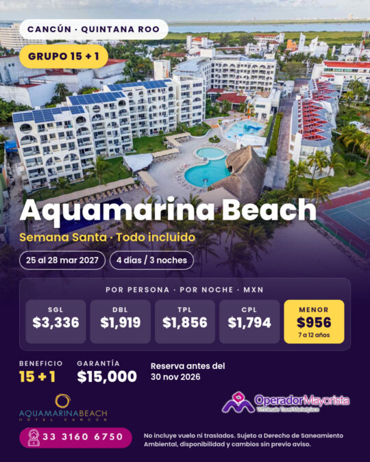 Aquamarina Beach Hotel Cancún